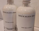 2x Beekman 1802 YLANG YLANG &amp; TUBEROSE Goat Milk Lotion 12.5 oz. New  - £31.89 GBP