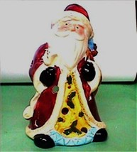 Candle Holder Santa Votive Ceramic - $8.04