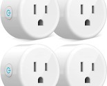 Etl Certified Fcc Listed 120V 10A 2.4 Ghz Wi-Fi Smart Outlet With Timer,... - $40.96