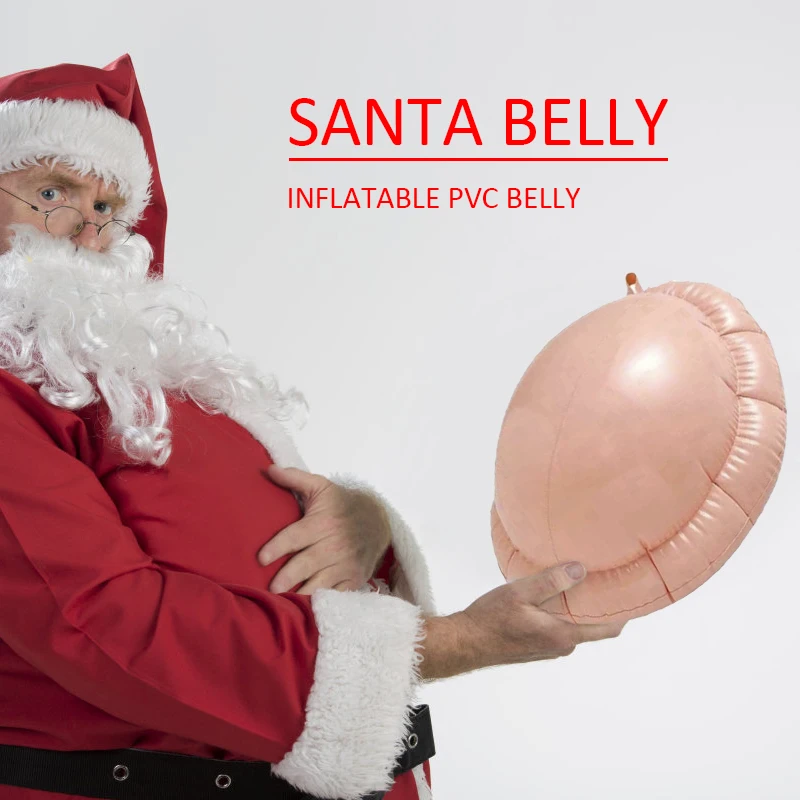 Christmas Santa Claus Cosplay Inflatable PVC Hunchback/Belly Halloween False - £9.54 GBP
