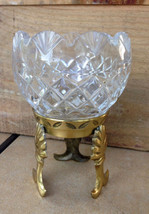 Vintage Royal Irish Crystal Candy Dish Candle Holder with Stand Designed in Irel - £11.28 GBP
