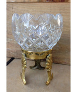 Vintage Royal Irish Crystal Candy Dish Candle Holder with Stand Designed... - £11.00 GBP