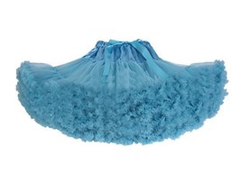 Beautifulfashionlife Girls Tulle pettiskirt Tutu Skirts Light blue,Small - $24.74
