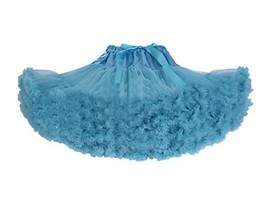 Beautifulfashionlife Womens Tulle pettiskirt Tutu Skirts Light blue,X-Large - £22.94 GBP