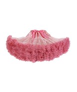 Beautifulfashionlife Girls Tulle pettiskirt Tutu Skirts Peach red,Small - £19.71 GBP