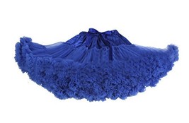 Beautifulfashionlife Girls Tulle pettiskirt Tutu Skirts Royal blue,Medium - £18.96 GBP