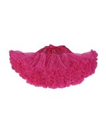 Beautifulfashionlife Girls Tulle pettiskirt Tutu Skirts Rose,Small - £19.71 GBP