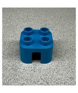 Lego Duplo Blue Stool Chair Table Replacement Furniture House Building - $2.07