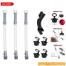 Practical 3-Piece Gas Can Refueling Set with Hose Bender &amp; Vent Caps - $42.52