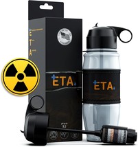 Eta Alkaline Water Filter Bottle For Travel, Camping, Hiking,, Made In Usa - £57.41 GBP