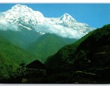 Annapurna South Hiunchuli Peak Nepal UNP Continental Postcard K18 - $4.90