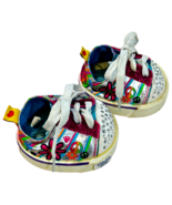 Build a Bear Shoes Skechers Sneakers Twinkle Toes Peace Signs Flower Pow... - £4.59 GBP