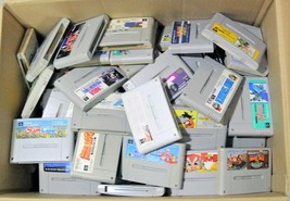 【Lot 80 set】Nintendo Super Famicom Soft Cartridge random Junk Japanese WHOLESALE - £201.28 GBP