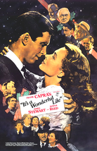 It's A Wonderful Life Movie Poster 27x40 in Jimmy Stewart Donna Reed OOP RARE  - £27.67 GBP