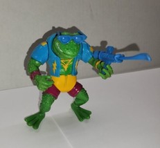Genghis Frog Teenage Mutant Ninja Turtles TMNT 1989 Playmates Vintage Fi... - $14.84