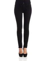 HELMUT LANG Damen Jeans Schlank Ankle Solide Denim Schwarz Größe 24W F06HW234 - £84.48 GBP