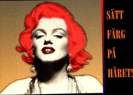 Swedish Wella Hair Color AD-SATT Farg Pa HARET!- Marilyn MONROE-ORANGE Hair BK31 - £2.34 GBP
