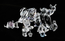 Lot of Retired Swarovski Silver Crystal Animal 9 Figures Total, Great Condition - $623.68