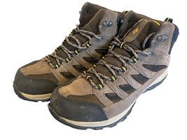 Columbia mens Crestwood Mid WP Boot Hiking Shoe Cordovan/Squash BM5371-231 - $36.08