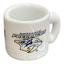 Nashville Predators NHL Vintage Franklin Mini Gumball Ceramic Hockey Mug W Case - £3.40 GBP