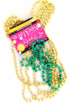 Party Necklaces Christmas Tree Holiday Decor  Lot of Five Green Gold. - £5.20 GBP