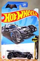 2024 Hot Wheels #2 Batman 1/5 Batman vs. Superman BATMOBILE Black w/Black DD8 Sp - £7.24 GBP