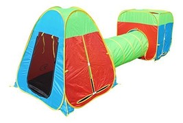 G3Elite Kids Play Tent 3 Piece Pop Up Foldable Tunnel Set (1 Year Warranty) - £39.83 GBP