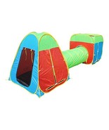 G3Elite Kids Play Tent 3 Piece Pop Up Foldable Tunnel Set (1 Year Warranty) - £44.22 GBP