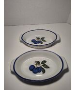 Set Of 2 Vintage Plum Ceramic Casserole Dishes 5"×7" - $14.84