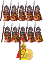 Ancient Roman Legionnaires &amp; Centurion 11 Custom Minifigures for Boys and Girls - £12.65 GBP