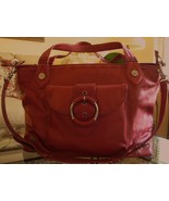 Elaine Turner Large Tote Bag Red NWOT $500 Retail - €147,19 EUR