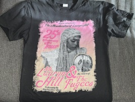 Lauryn Hill 25th Anniversary The Miseducation Tour shirt Return of the Fugees Ad - £19.92 GBP