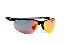NEW NIKE AERIAL DZ7354 BLACK GREY W/RED MIRROR AUTHENTIC SUNGLASSES 69-07 - £62.52 GBP
