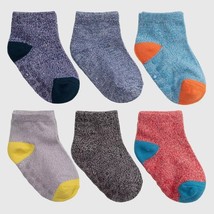 Cat &amp; Jack Baby/ToddlerLow - Cut Socks boys 6-12m 6 pairs New - $5.53