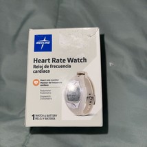 White Medline Heart Rate Watch Monitor Pedometer Stopwatch MDSP3045 - $11.88