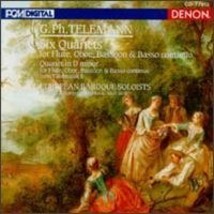 Telemann: Quartets for Flute, Oboe, Bassoon and Basso Continuo [Audio CD] - $0.89