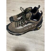 Merrell Pulse Sz 9 Shoes Mens Brown Leather Vibram Low Top Trail Hiking - $39.50