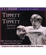 Tippett Conducts Tippett Symphonies Nos. 2 &amp; 4 (BBC Music Vol. III No. 6... - £1.09 GBP