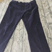 Peter Christian Corduroy Pleated Pants Mens Size 40X31 Blue - $25.87