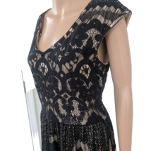 Madison Leigh Black Lace Sleeveless Dress 12 Little Black Dress - £8.97 GBP