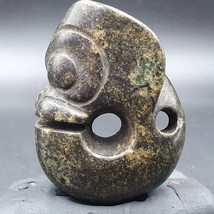 Antigua piedra verde jade animal místico talla piedra colgante amuleto j... - $828.38 MXN