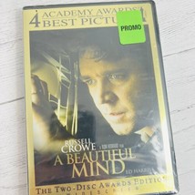Vintage A Beautiful Mind Widescreen 2002 DVD 2 Disk Awards Edition Russell Crowe - £10.38 GBP