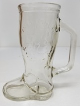 Bavarian Inn Lodge Frankenmuth Michigan Beer Boot Glass Souvenir Vintage - $18.95