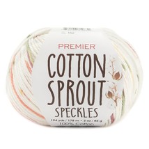 Premier Yarns Cotton Sprout Speckles Yarn-Fruit Punch - £10.82 GBP
