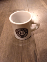Vintage Hershey&#39;s Chocolate Coffee Tea Mug HC Logo White Brown - £13.00 GBP