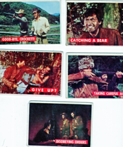 Topp&#39;s Cards - Davy Crockett - Green Back Cards -( Set of 5 - 1956) - £13.29 GBP