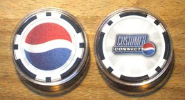 (1) Unique Pepsi Cola Poker Chip Golf Ball Marker - Black - £6.27 GBP