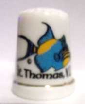 St. Thomas, Virgin Island Souvenir Thimble - £3.95 GBP