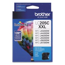 Brother Printer LC205C Super High Yield Ink Cartridge, Cyan - £25.81 GBP+