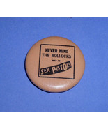 Sex Pistols Pinback Button Vintage Never Mind The bollocks - £11.79 GBP